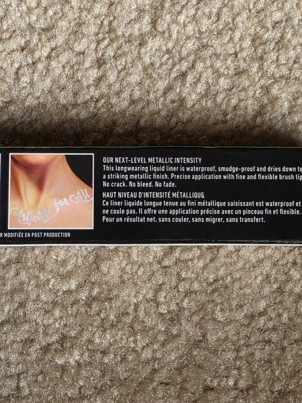 NYX Brow Glue, Metallic Eye Liner, Lip Liner & Pink Clear Bag-4 PcSet $28 NWT